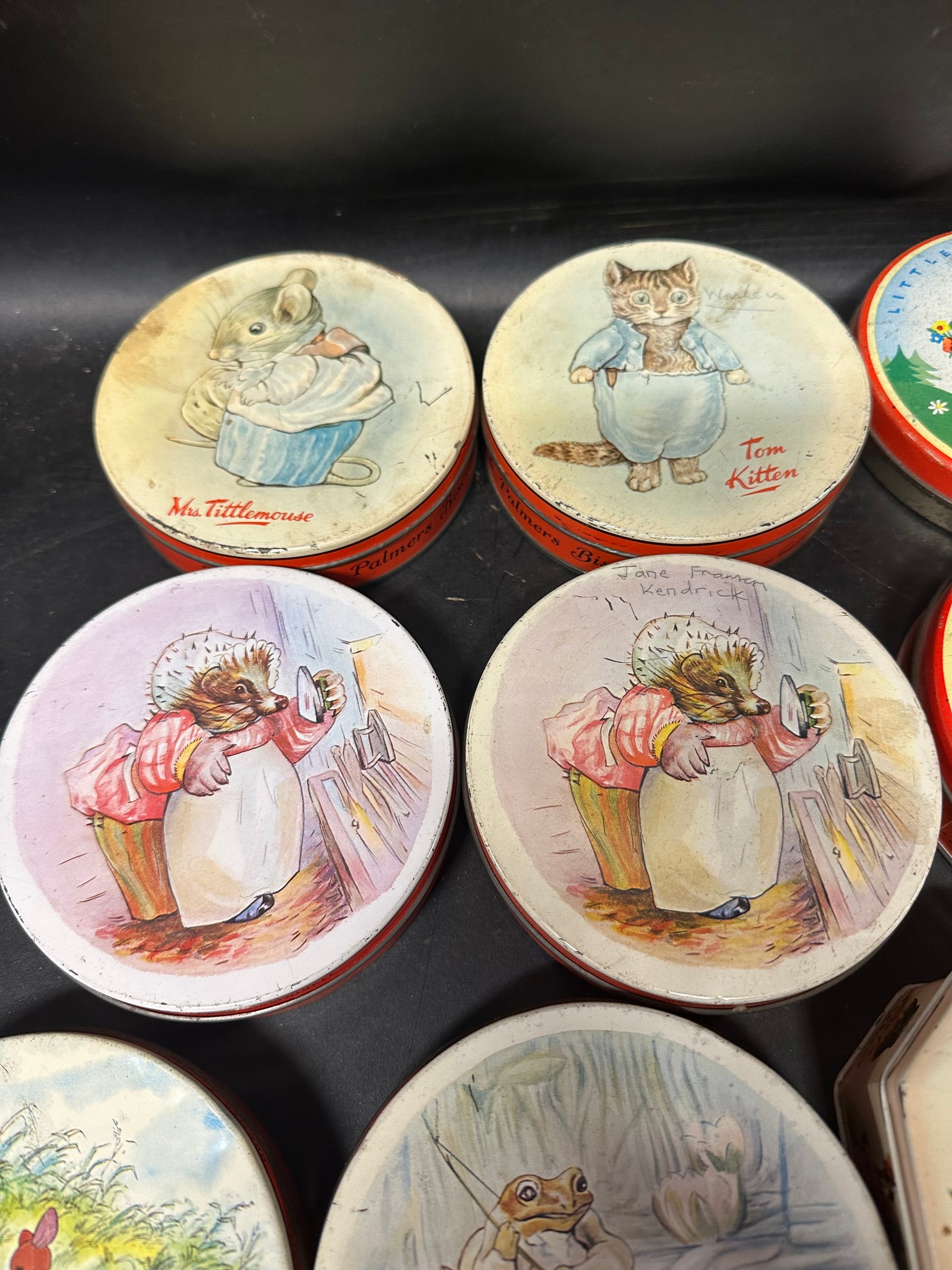 A selection of toffee and sweetie tins inc. Bluebird Toffee, Huntley & Palmers, Mabel Lucie Attwell, - Image 2 of 8