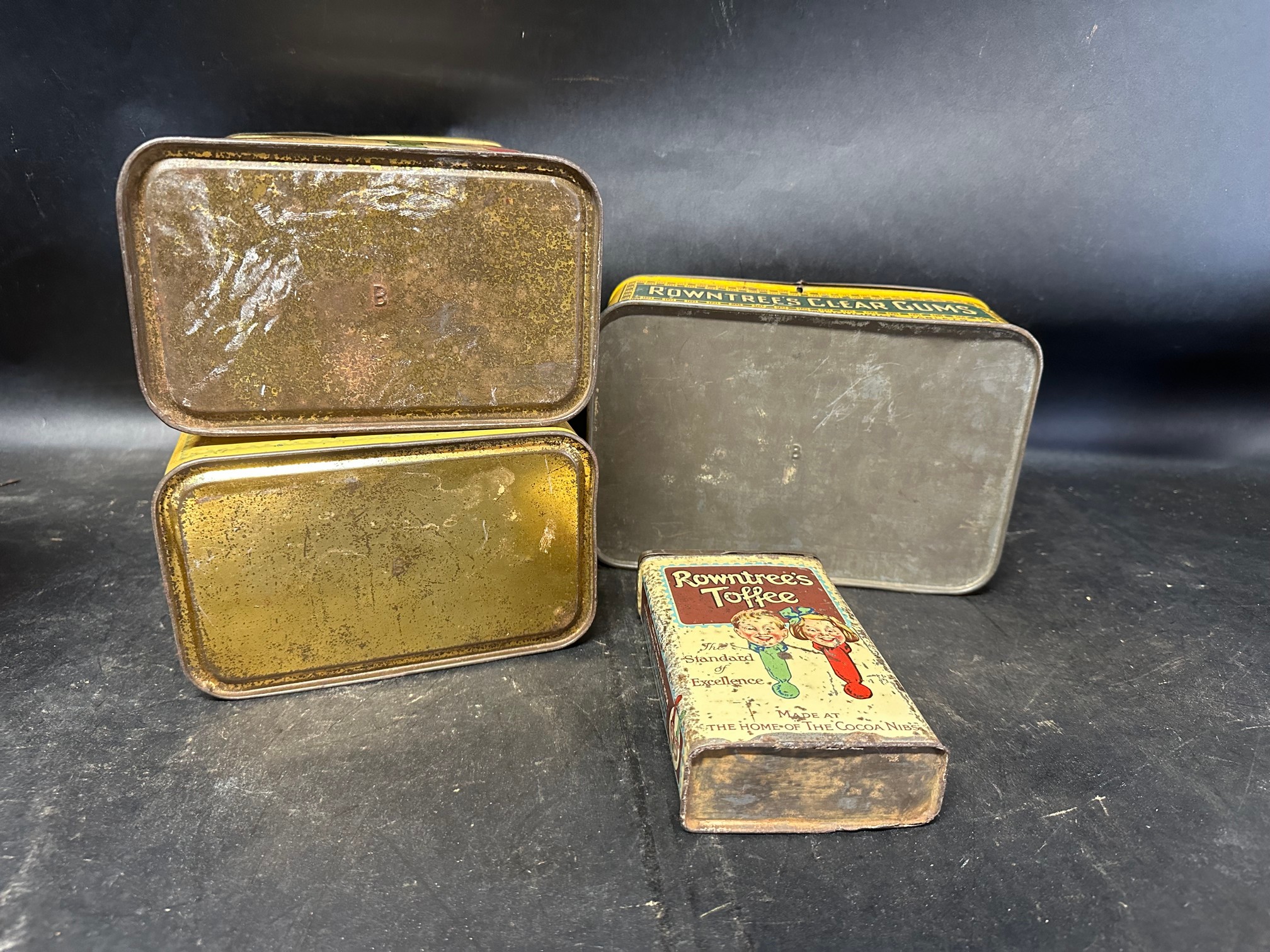 Four Rowntree's confectionery tins: three for Rowntree's Toffee and a Clear Gums Liquorice Tablets - Image 8 of 8