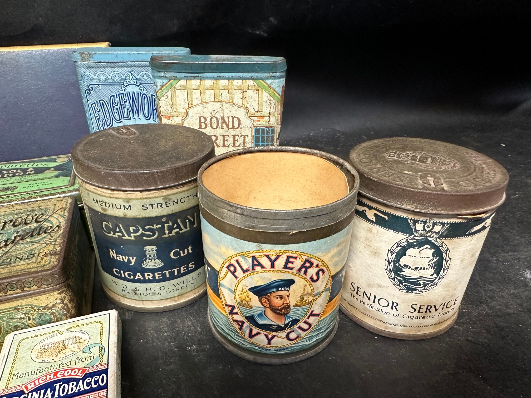 A selection of tobacco tins, packets, advertising etc. inc. Wills, Player's Navy Cut, Army Club, - Image 11 of 11