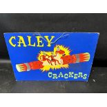 A Caley Crackers advertising showcard, 14 3/4 x 9 3/4".