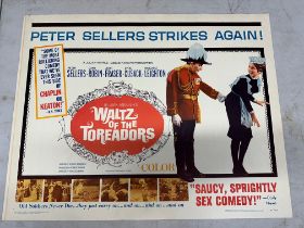 An original 1962 USA film poster for Waltz of the Toreadors starring Peter Sellers, a Julian