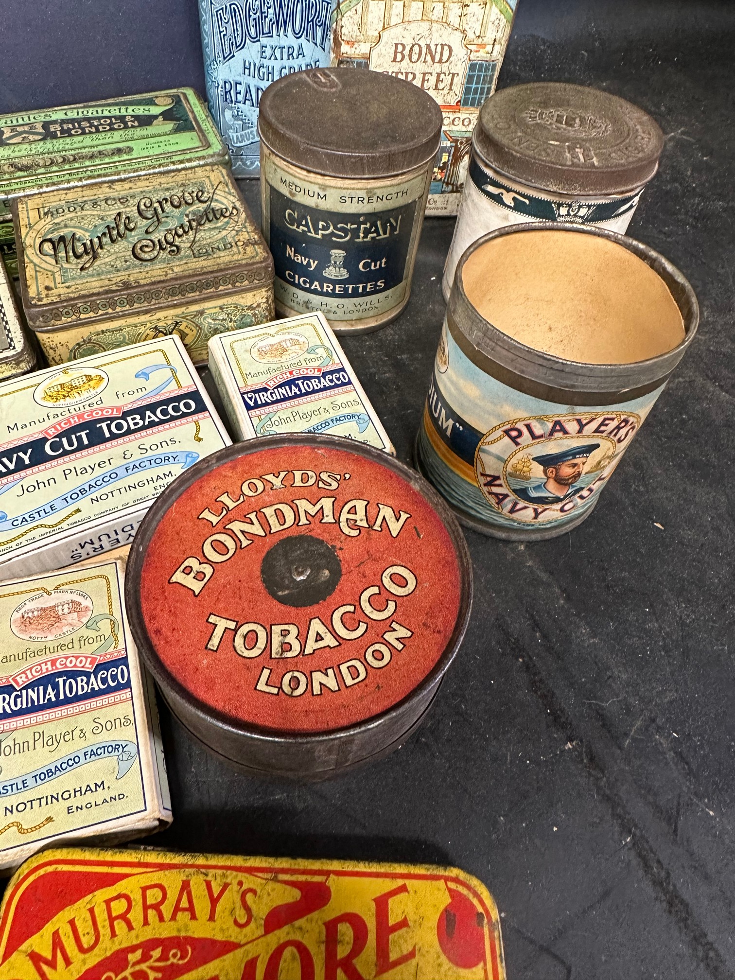 A selection of tobacco tins, packets, advertising etc. inc. Wills, Player's Navy Cut, Army Club, - Image 10 of 11