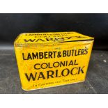 A Lambert & Butler's Colonial Warlock in Cartins and Tins only counter box, issued by Imperial