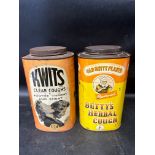 A Kwits Clear Coughs 5lbs tin (F.W. Hampshire & Co. Ltd. Sunnydale, Derby) and an Old Betty Plant'