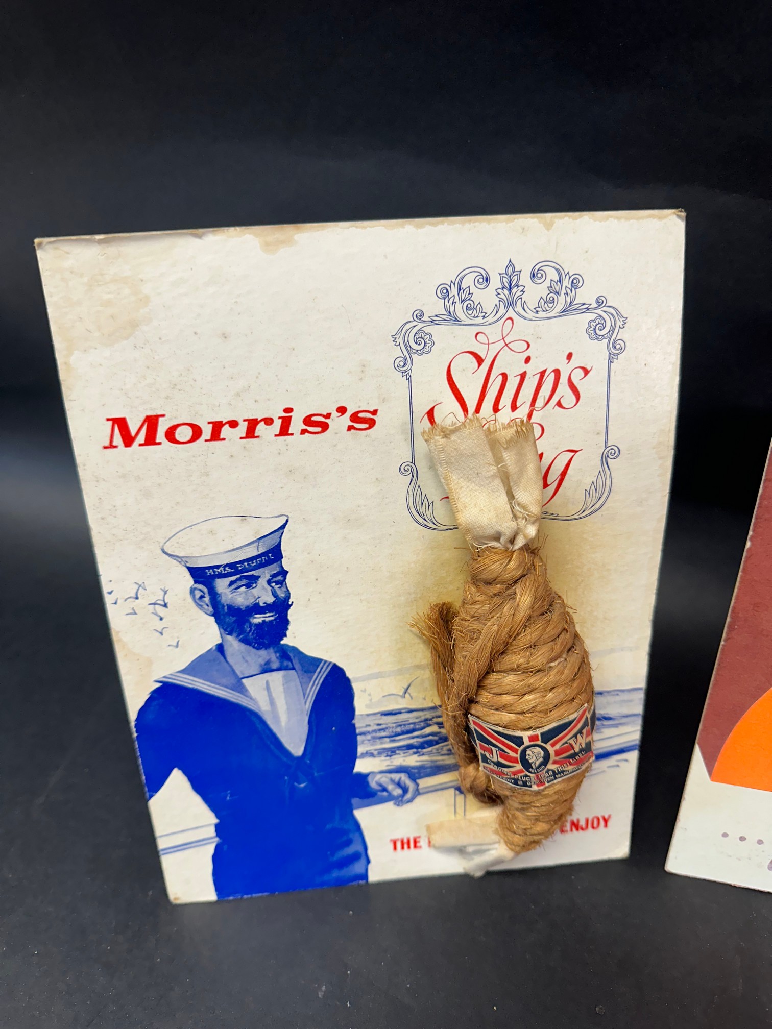 Three tobacco cigarette showcards: Craven "A", Capstan Navy Cut and Morris's Ship's Plug. - Bild 3 aus 5