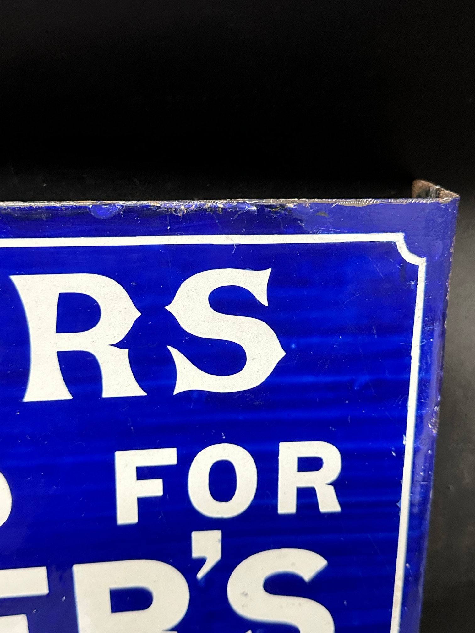 A Palmer's Donnington Pale Ales double sided enamel advertising sign with hanging flange, small - Image 12 of 14