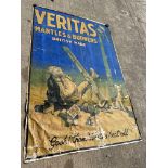 A Veritas Mantles & Burners linen backed poster, 79 x 118".