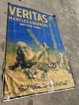A Veritas Mantles & Burners linen backed poster, 79 x 118".