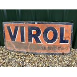 A Virol 'School Children Need It' enamel advertising sign by Patent Enamel, 48 x 21", by repute from