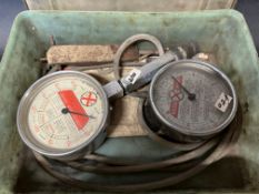 Two Redex gauges: Engine tester and compression.