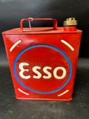 An Esso two gallon with correct cap, Valor 6'35.