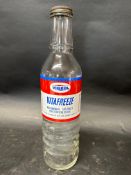 A Vigzol Vitafreeze glass anti-freeze bottle in excellent condition.