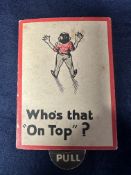 A rare Redline-glico Limited pull-out promotional piece - Who's that 