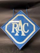 An RAC lozenge-shaped hanging lightbox, 29