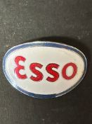 An Esso enamel cap badge by Firkin, London, 2 1/4