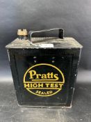 A Pratts two gallon can with Pratts High Test Sealed contemporary paint, Pratts cap, Valor 9'30.
