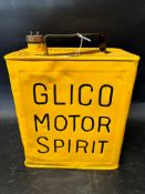 A Glico Motor Spirit two gallon can with Glico Ltd cap, Feaver 2'28.