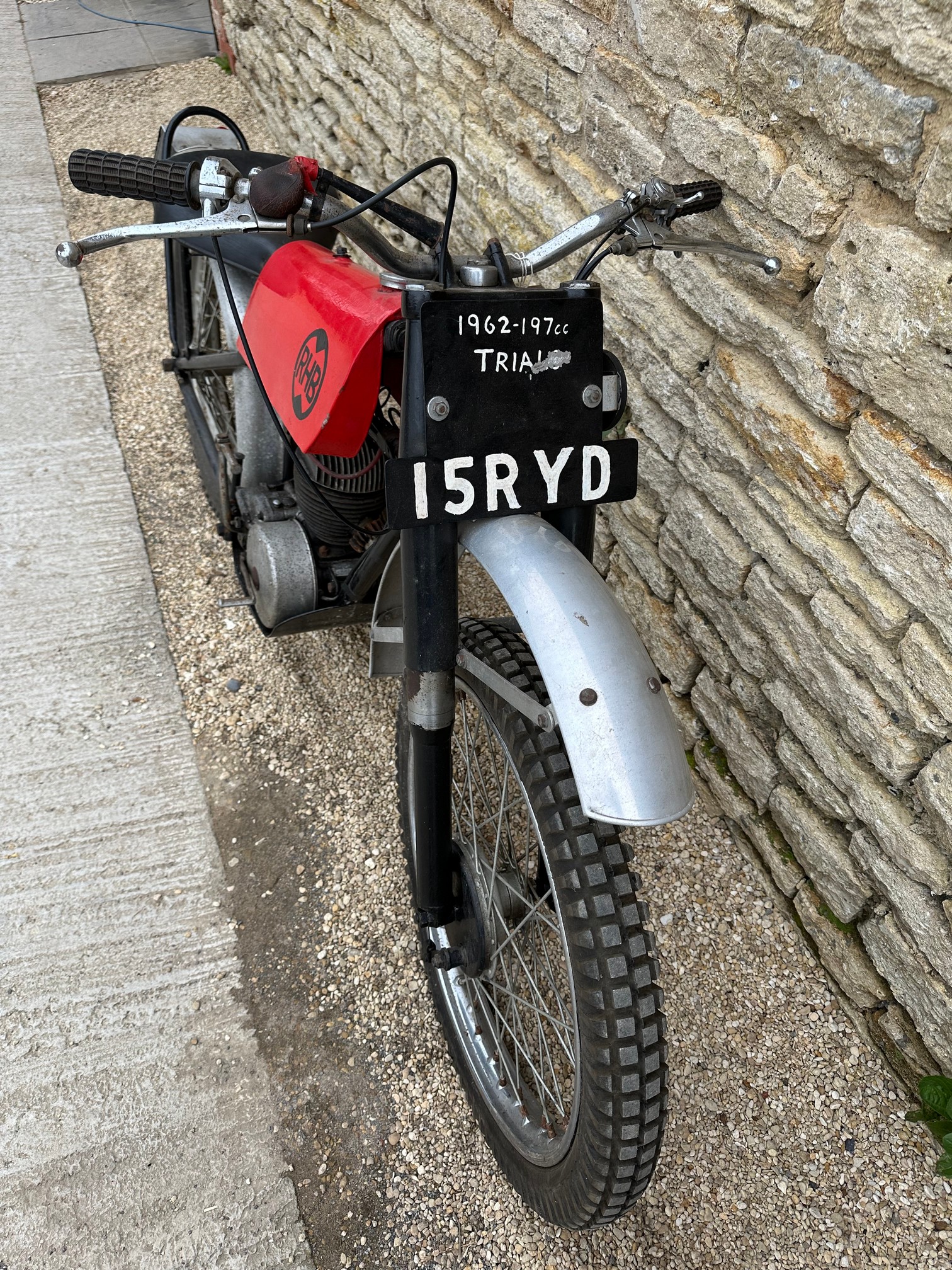 1962 RHB 197cc VILLIERS ENGINED TRIALS BIKE - Image 3 of 4