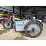 CIRCA 1930 DOUGLAS DT SPECIAL COMBINATION 600cc