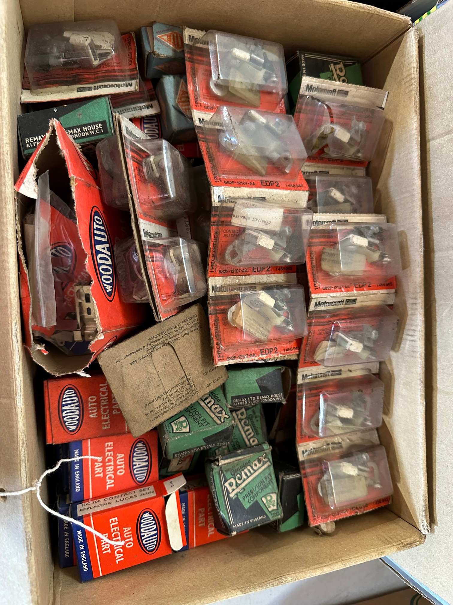 A large quantity of new old stock bulbs, contact breakers etc. including Tiger Lamps, Woodauto, - Image 2 of 4