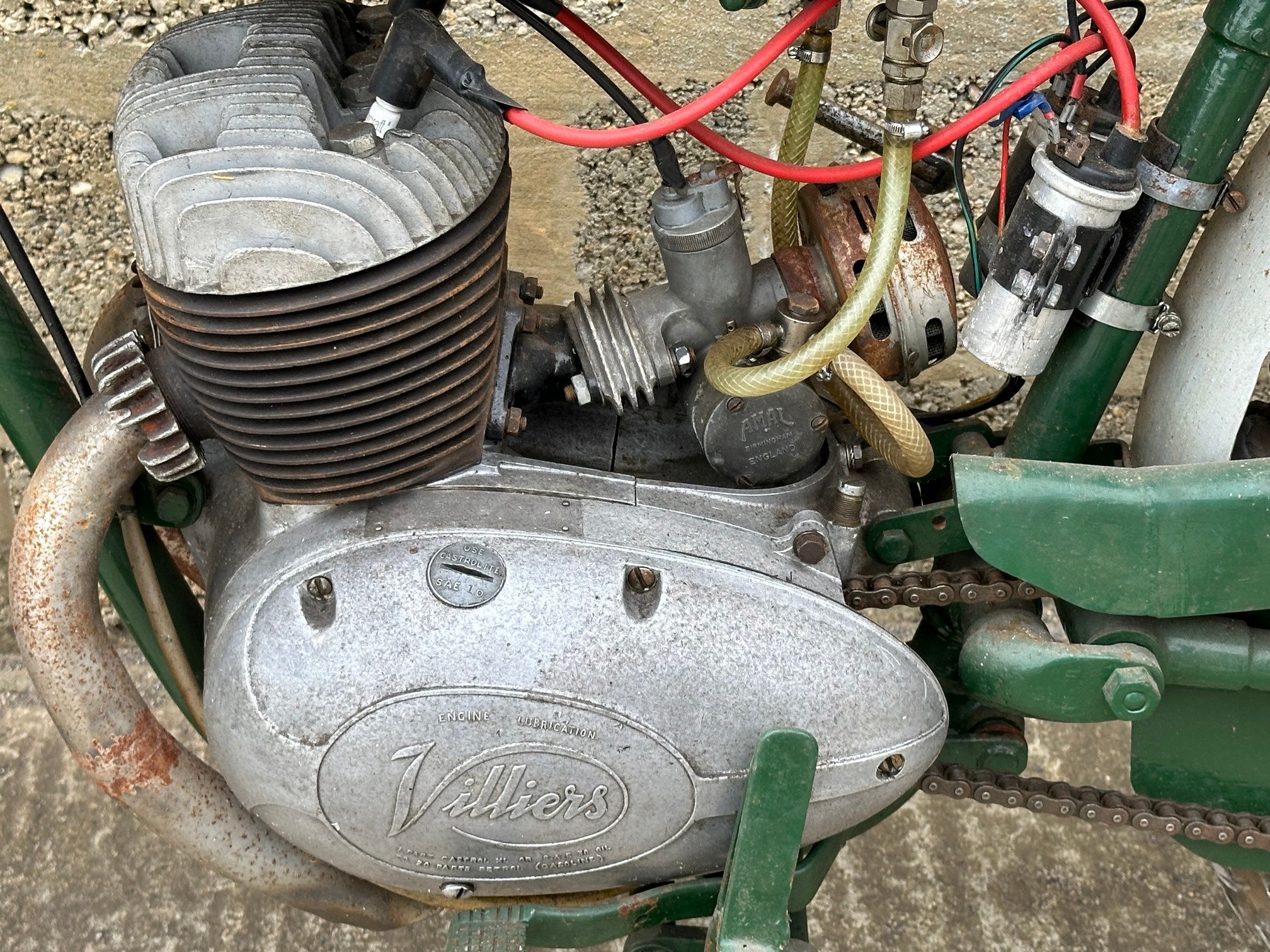 CIRCA 1956/57 DOT SCRAMBLER VILLIERS 250cc 2T TWIN - Image 3 of 6