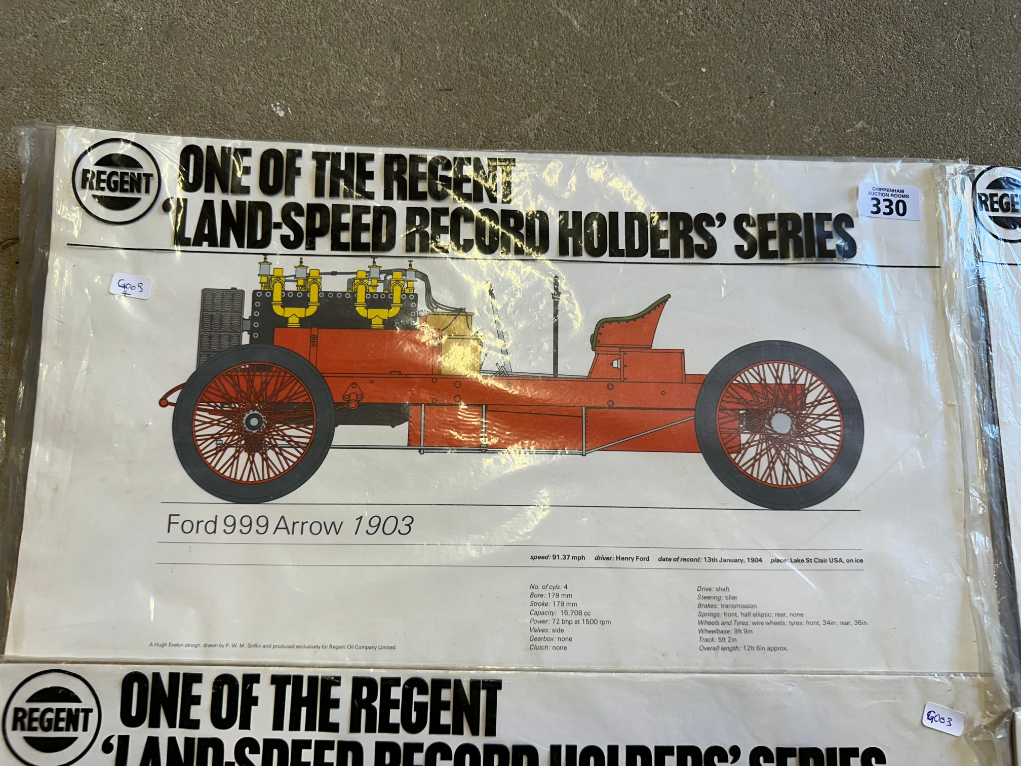 Five Regent branded sets of prints. - Image 2 of 3