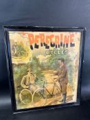 A Peregrine Cycles advertisement depicting gentlemen cyclists relaxing in a countryside path