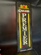 A Carling Premier pub bar lightbox, 14 1/2 x 43 1/2