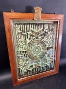 A Guest, Keen & Nettlefolds Limited trade display case of bolts, screws, fasten up's etc. with Trade