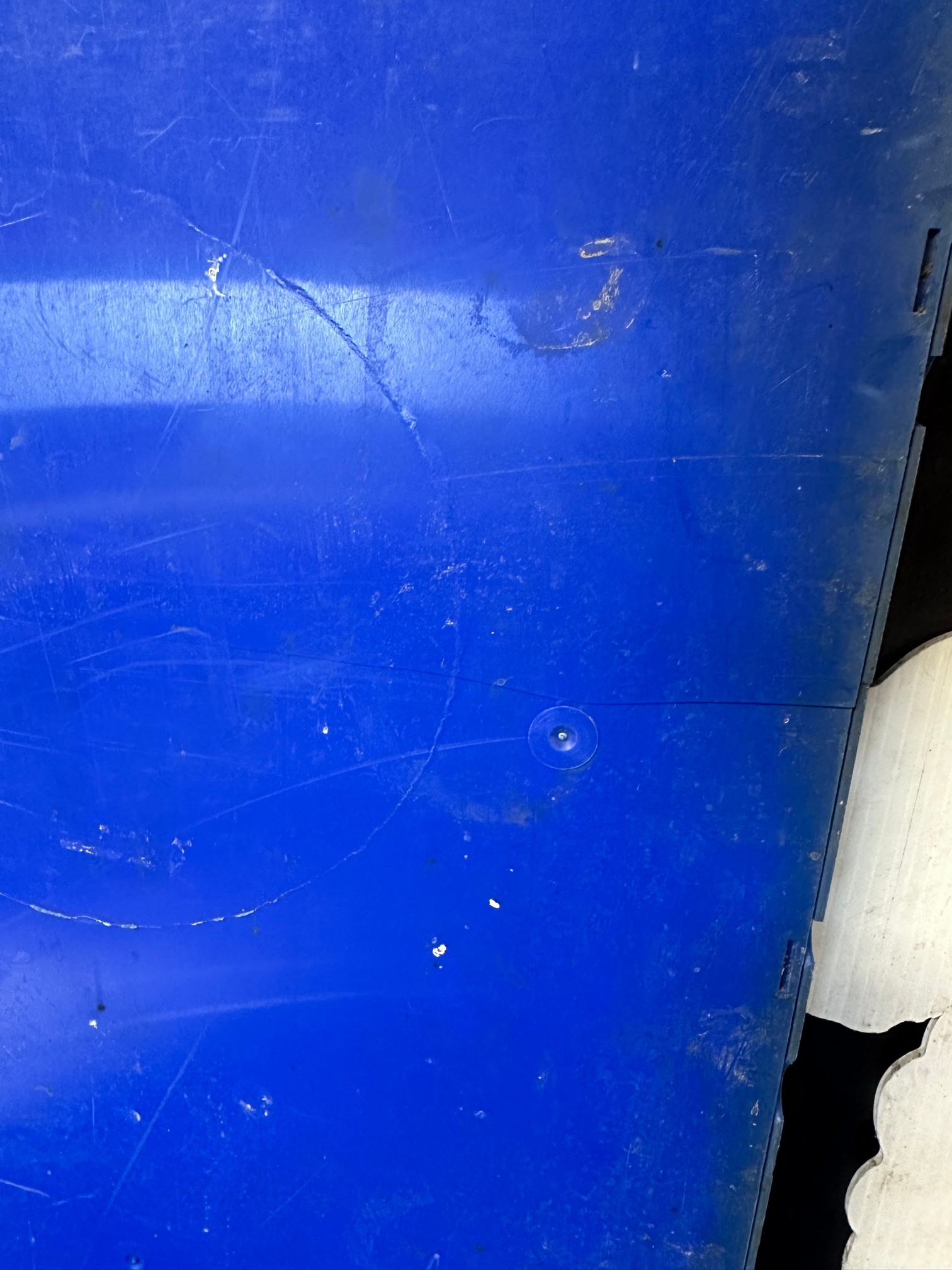 A Michelin tyre pressure chart (card insert in plastic wall hanging holder) some damage, see - Image 7 of 7