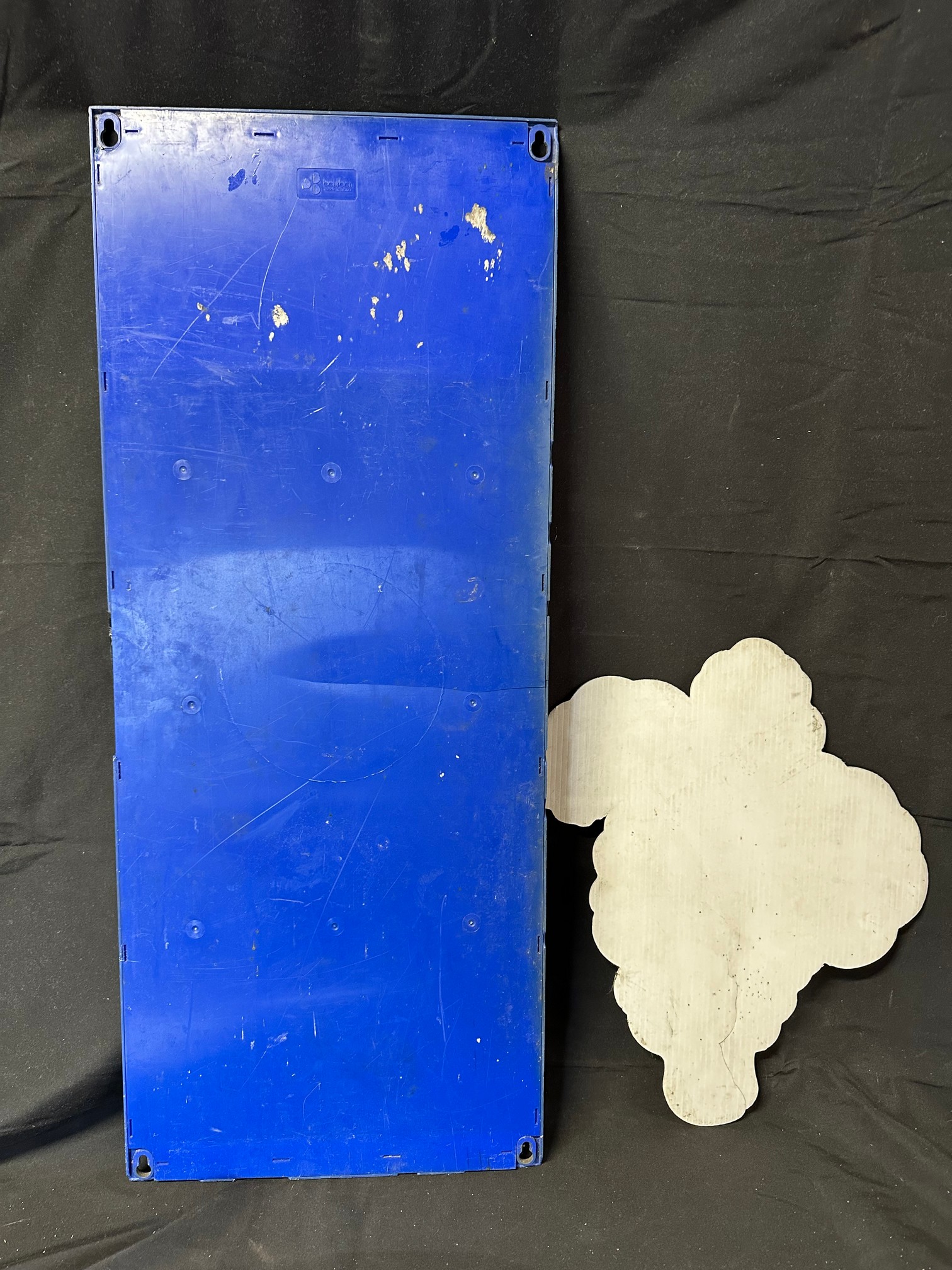 A Michelin tyre pressure chart (card insert in plastic wall hanging holder) some damage, see - Image 2 of 7