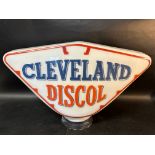 A Cleveland Discol, The Alcohol Blend glass petrol pump globe, minor expected chips/nibbles to