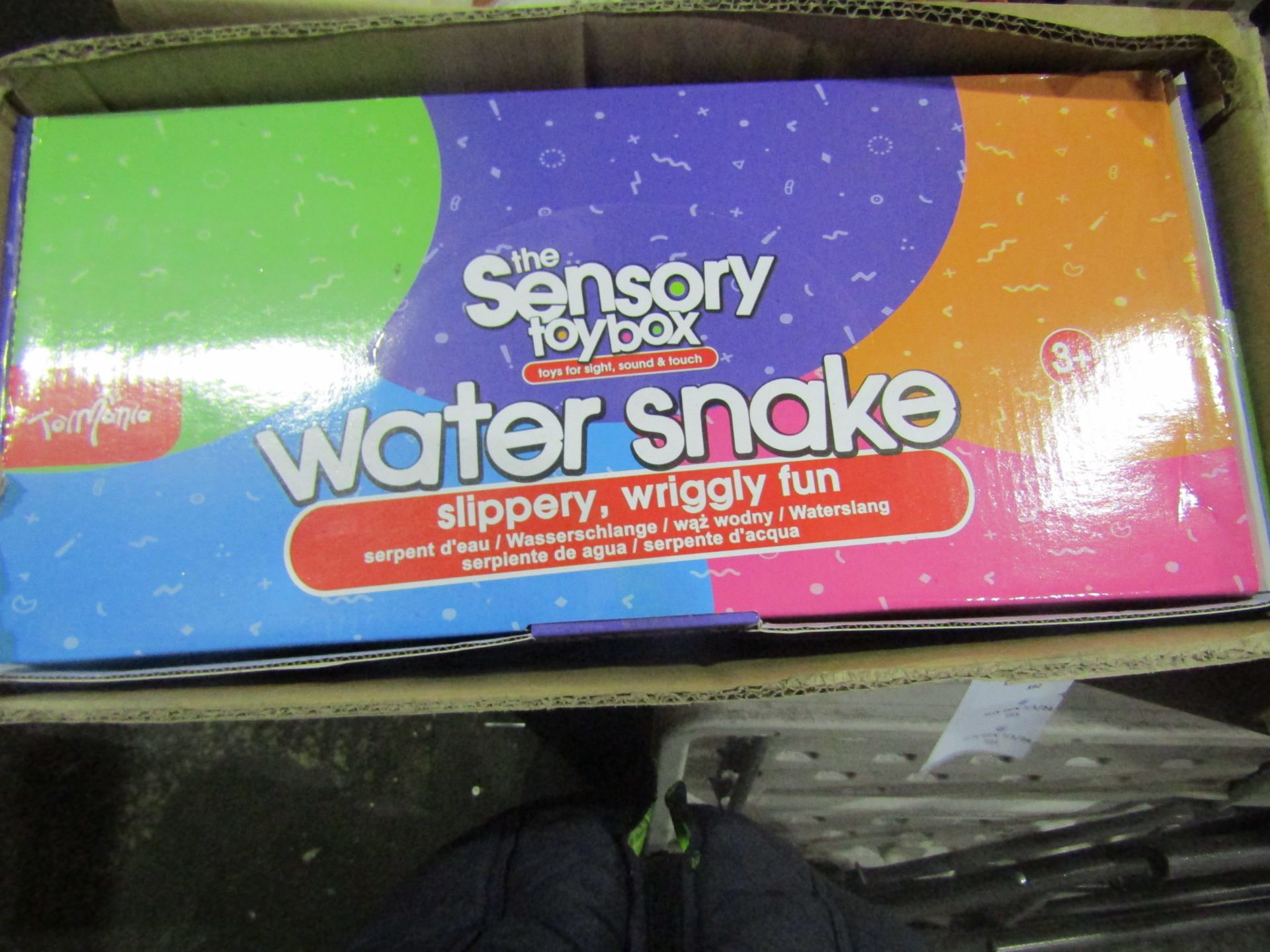 Box of 6 Sensory Water Snakes Unchecked & Boxed