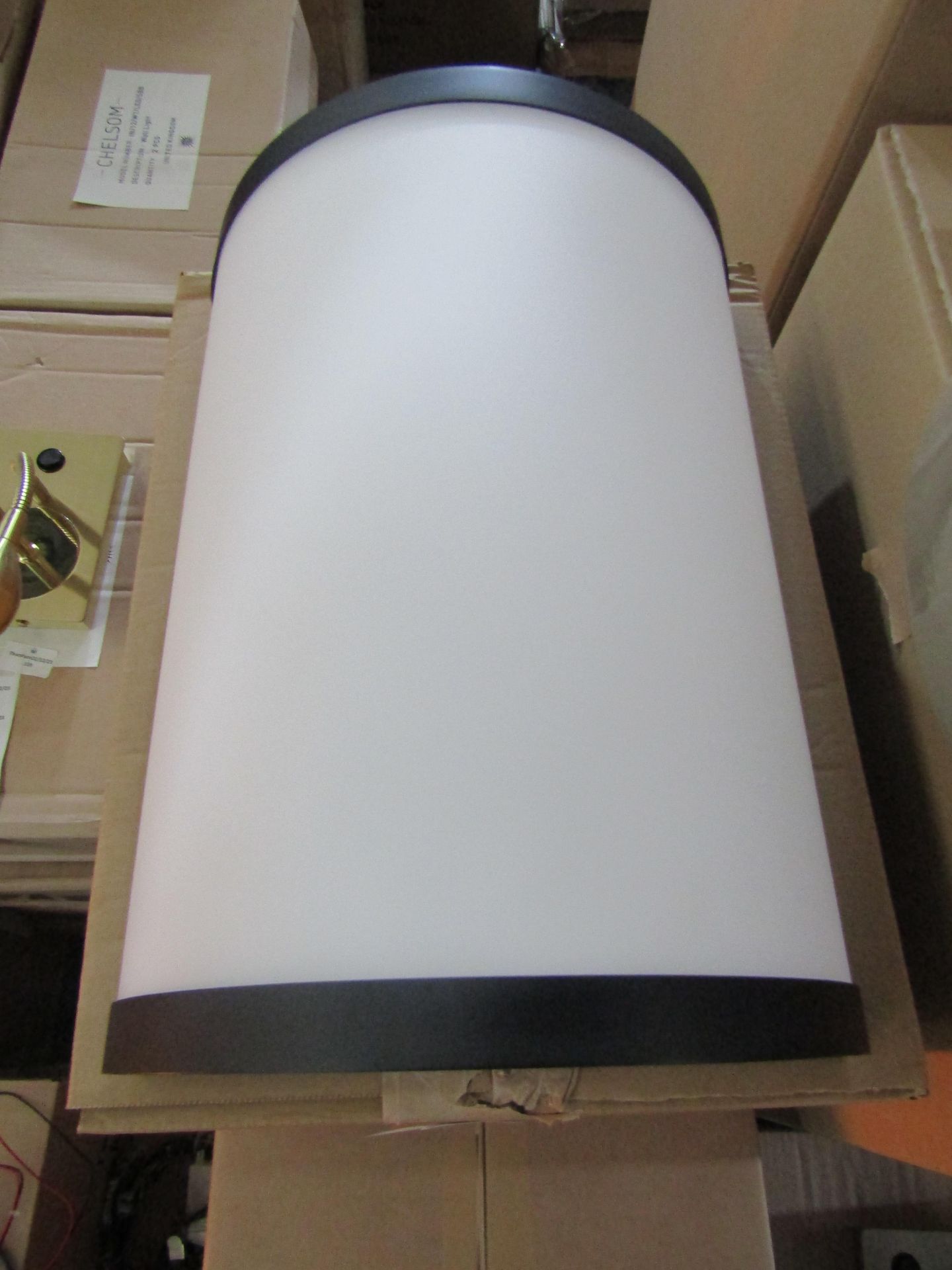 Chelsom Space Wall Light Black. Model Number: SA/30/W2/19168 - New & Boxed.