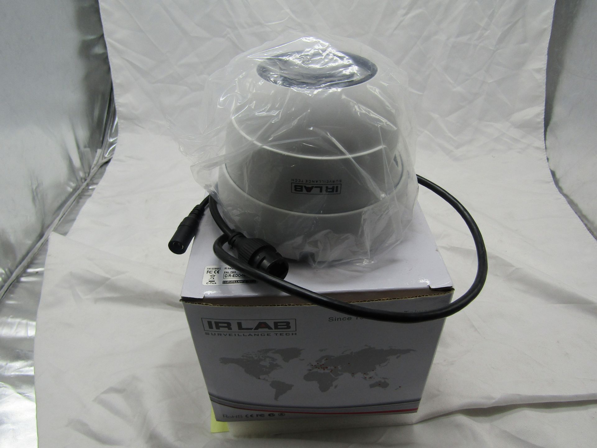 IR LAB IR Network Camera DC12V. Model: CIR-ED046NWC - Untested