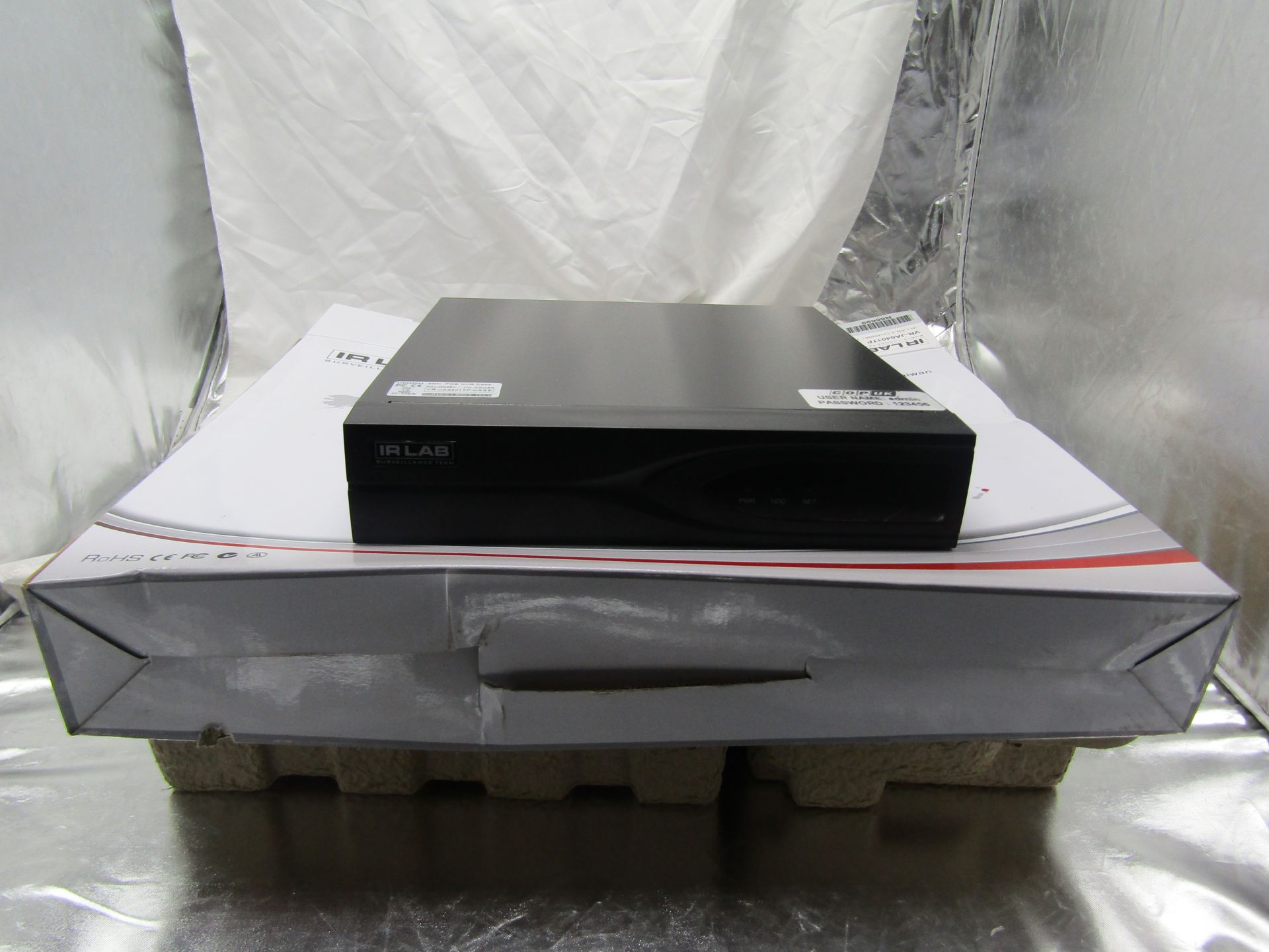 IR LAB 4 Channel H.265 NVR With Poe. Model: VR-JA0401TP