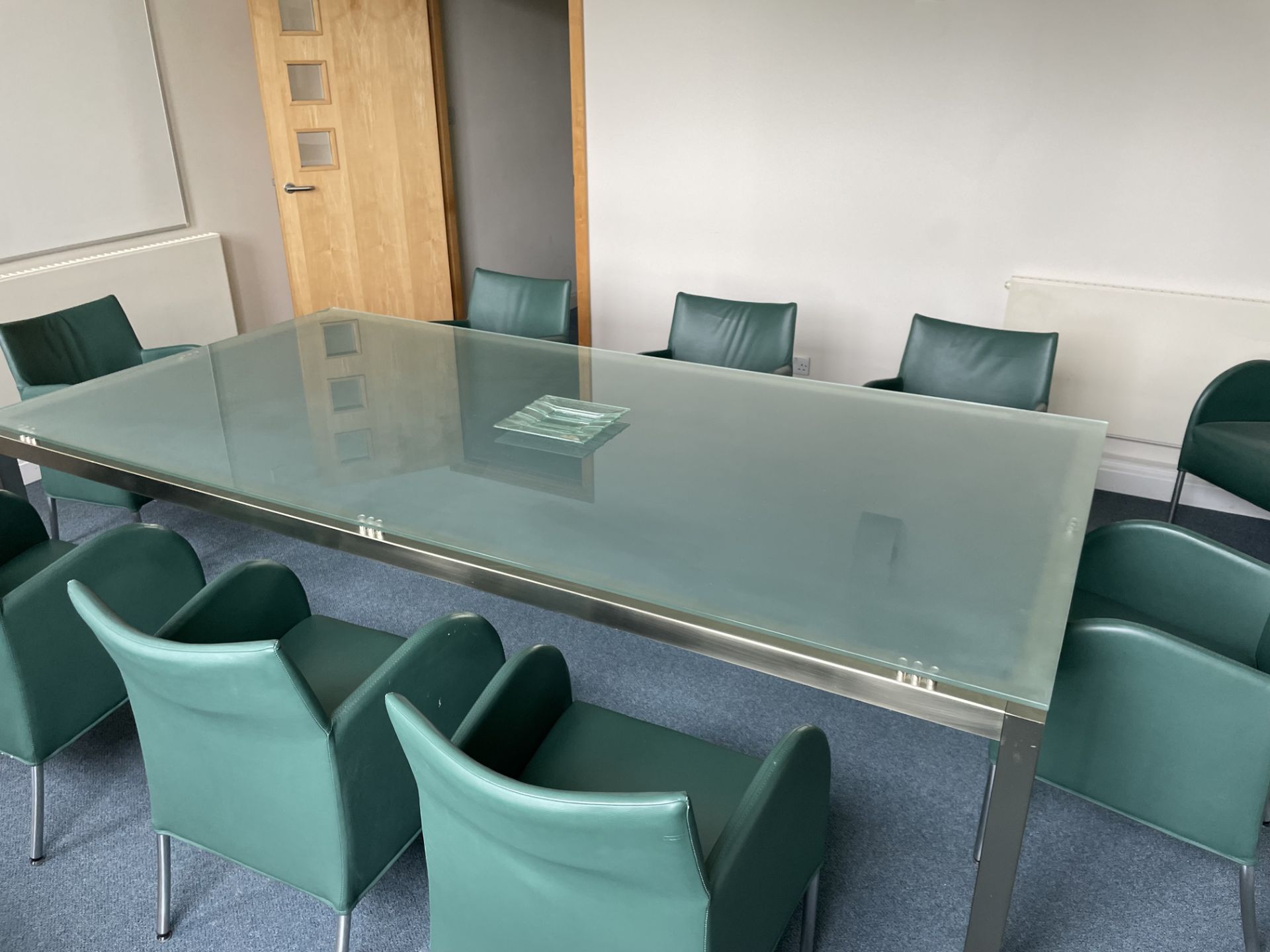Boardroom table with 10 chairs (without contents) - Image 10 of 14