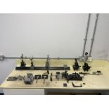 One Shelf of Mixed Photonics, Optical, and Laser Research Components - Optical Quick Release Rail, P