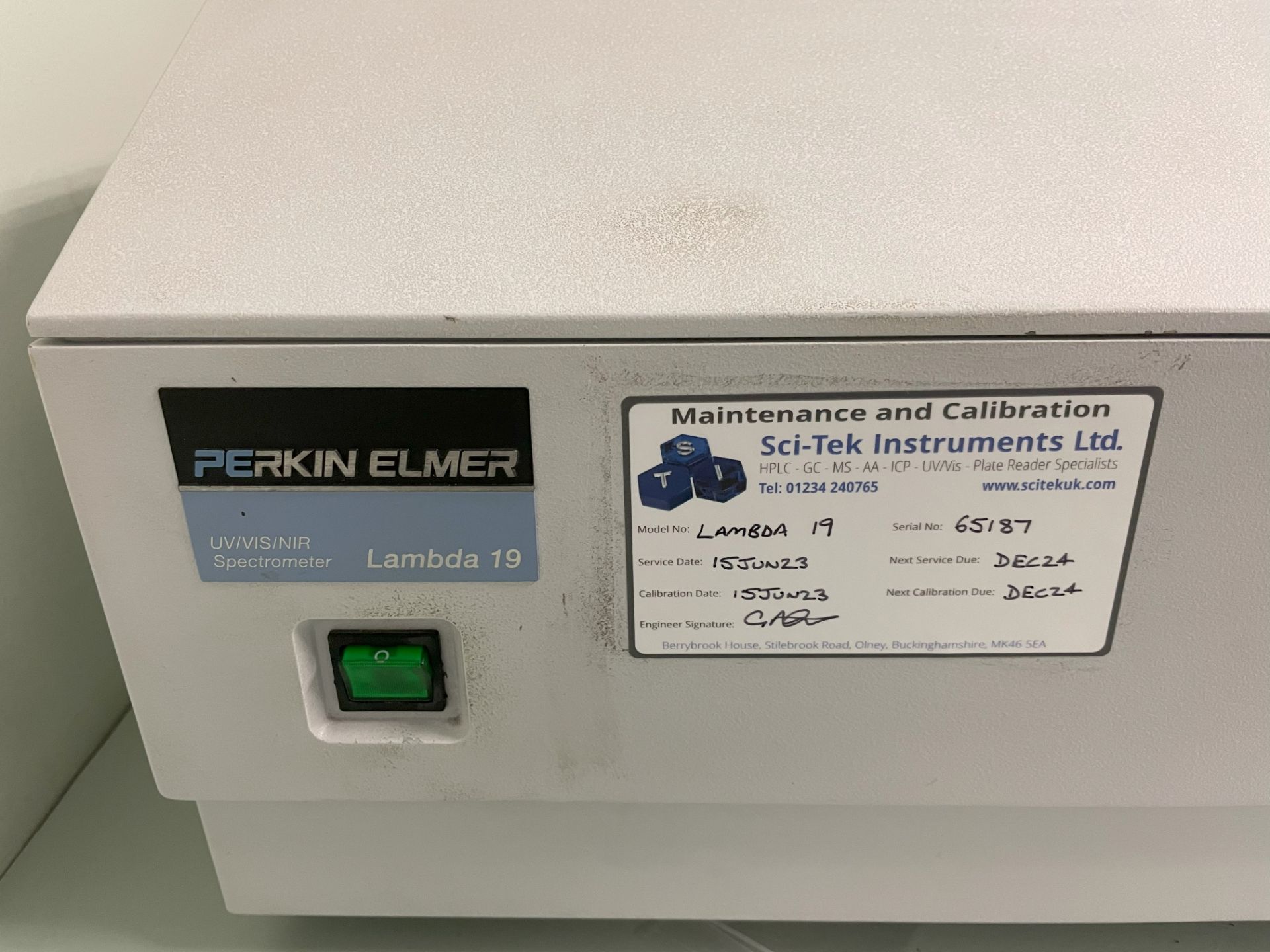 Perkin Elmer Lambda 19 Spectrometer UV-VIS-NIR - Image 4 of 5