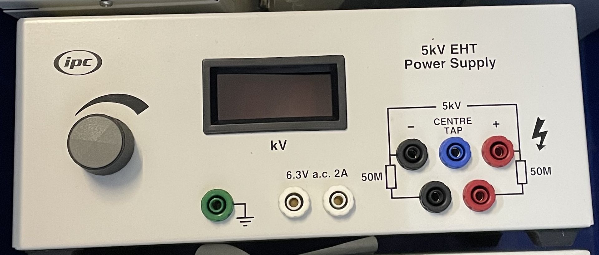 IPC Adjustable High Voltage Power Supply 100V to 5kV with Fillament Supply