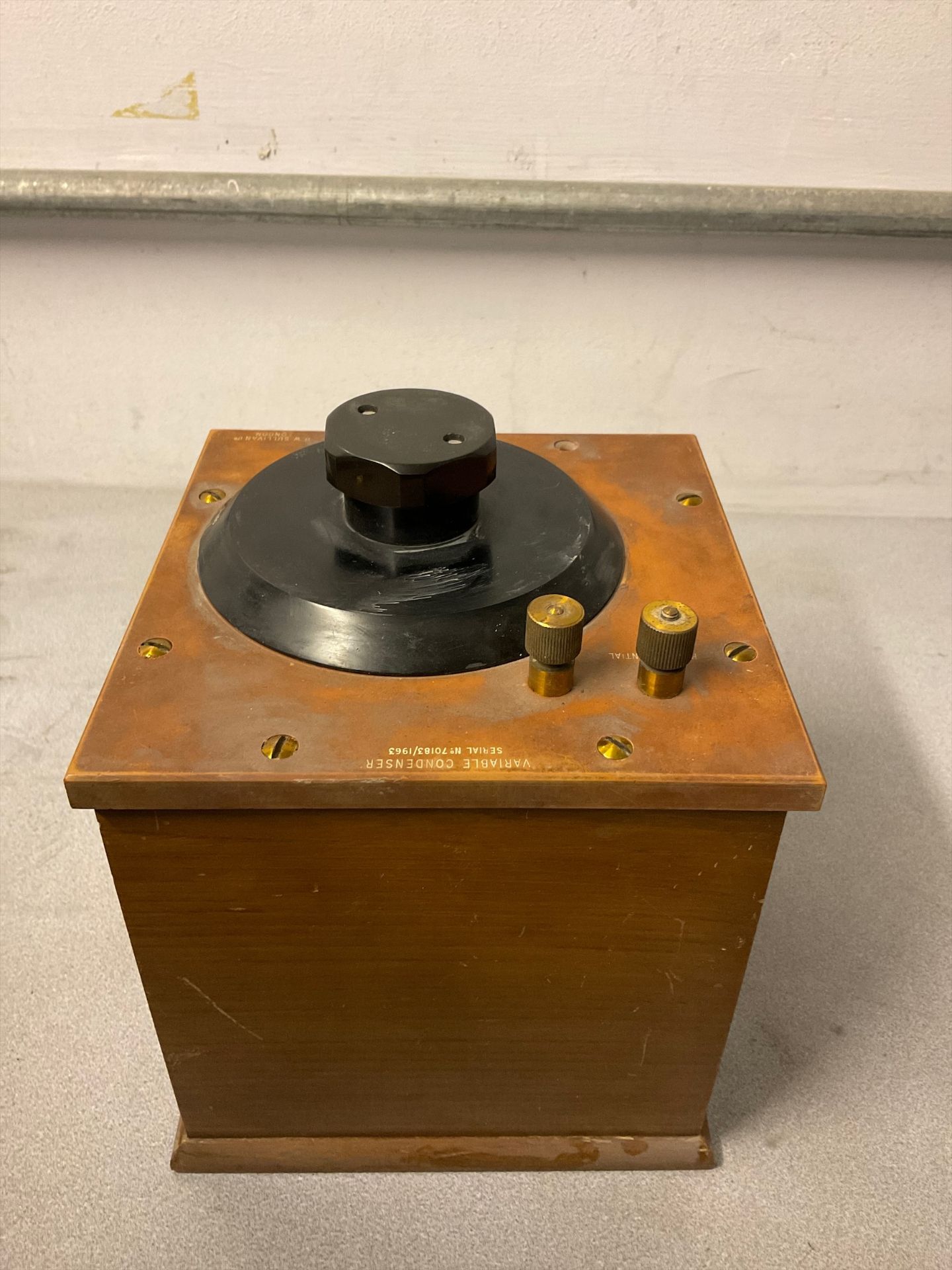 Sullivan Variable Condenser in Wooden Case - Image 5 of 5