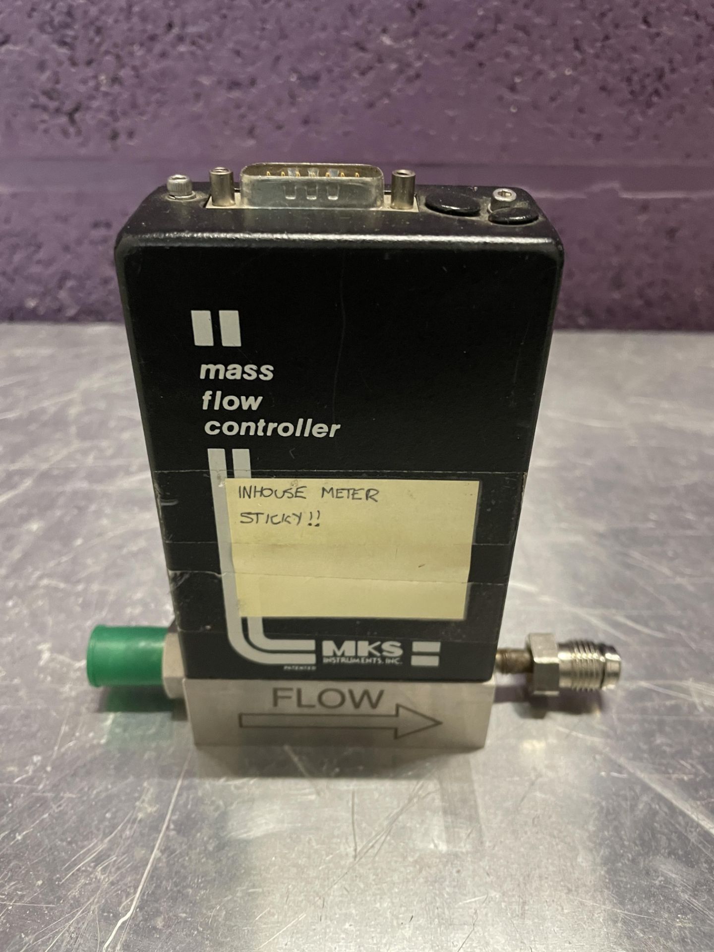MKS 100 sccm N2 Mass Flow Controller - Image 2 of 7