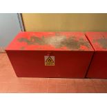 Red Steel Flammables Metal Storage Locker