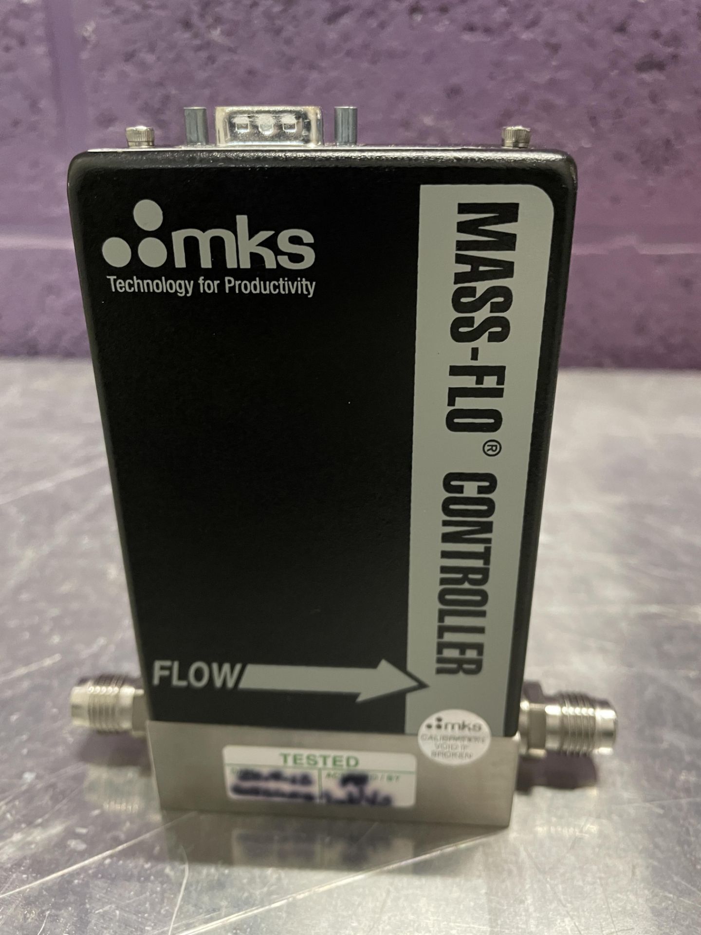 MKS 100 sccm O2 Mass Flow Controller - Image 6 of 9