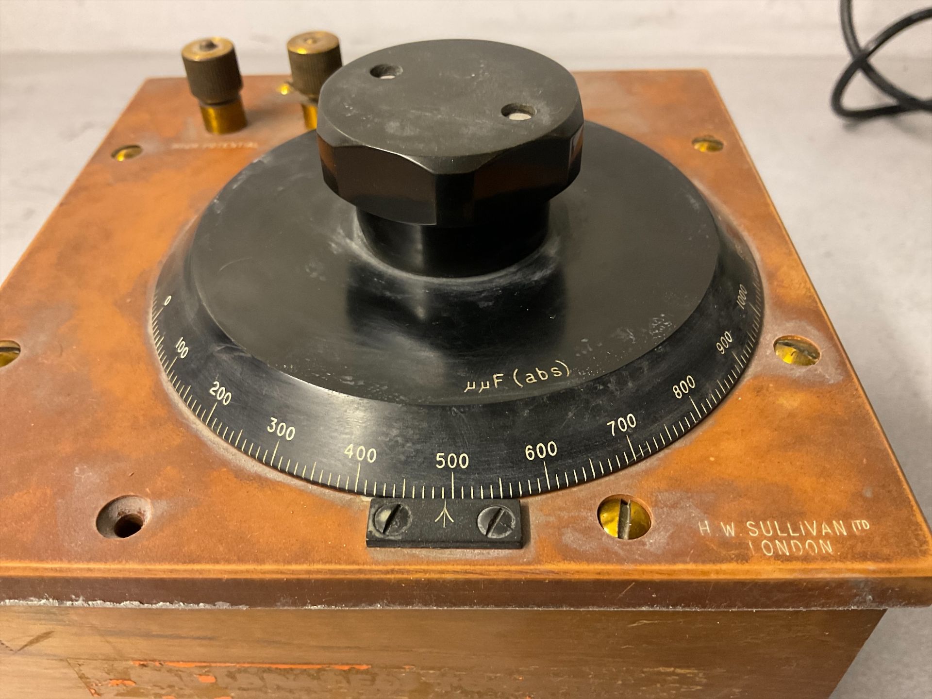 Sullivan Variable Condenser in Wooden Case - Image 4 of 5