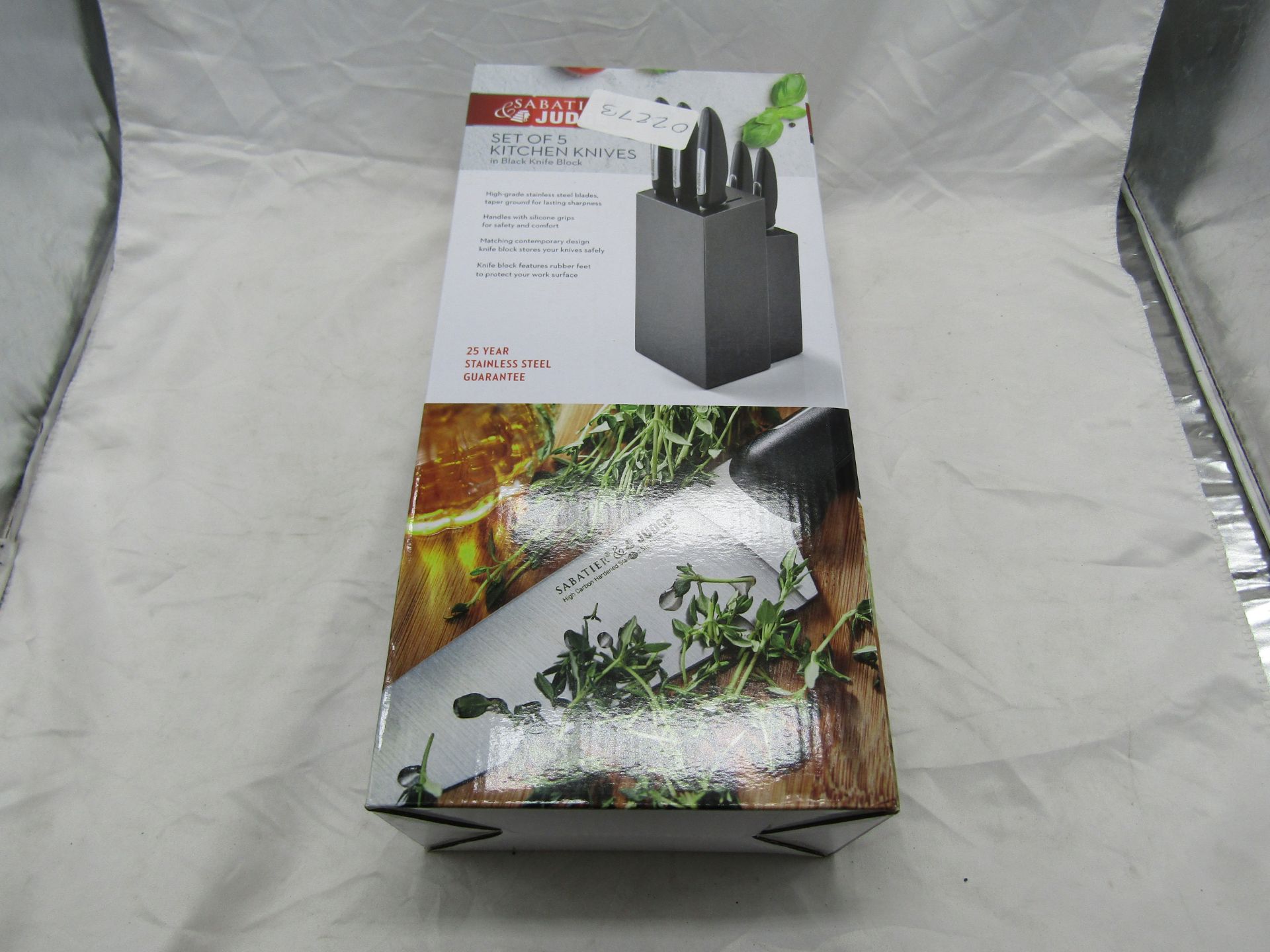 Sabatier Knife Block 5 Piece Set RRP 59