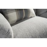 Cloud 4 Seater Curved Sofa in Cloud Collection Silver No Wood RRP 1349