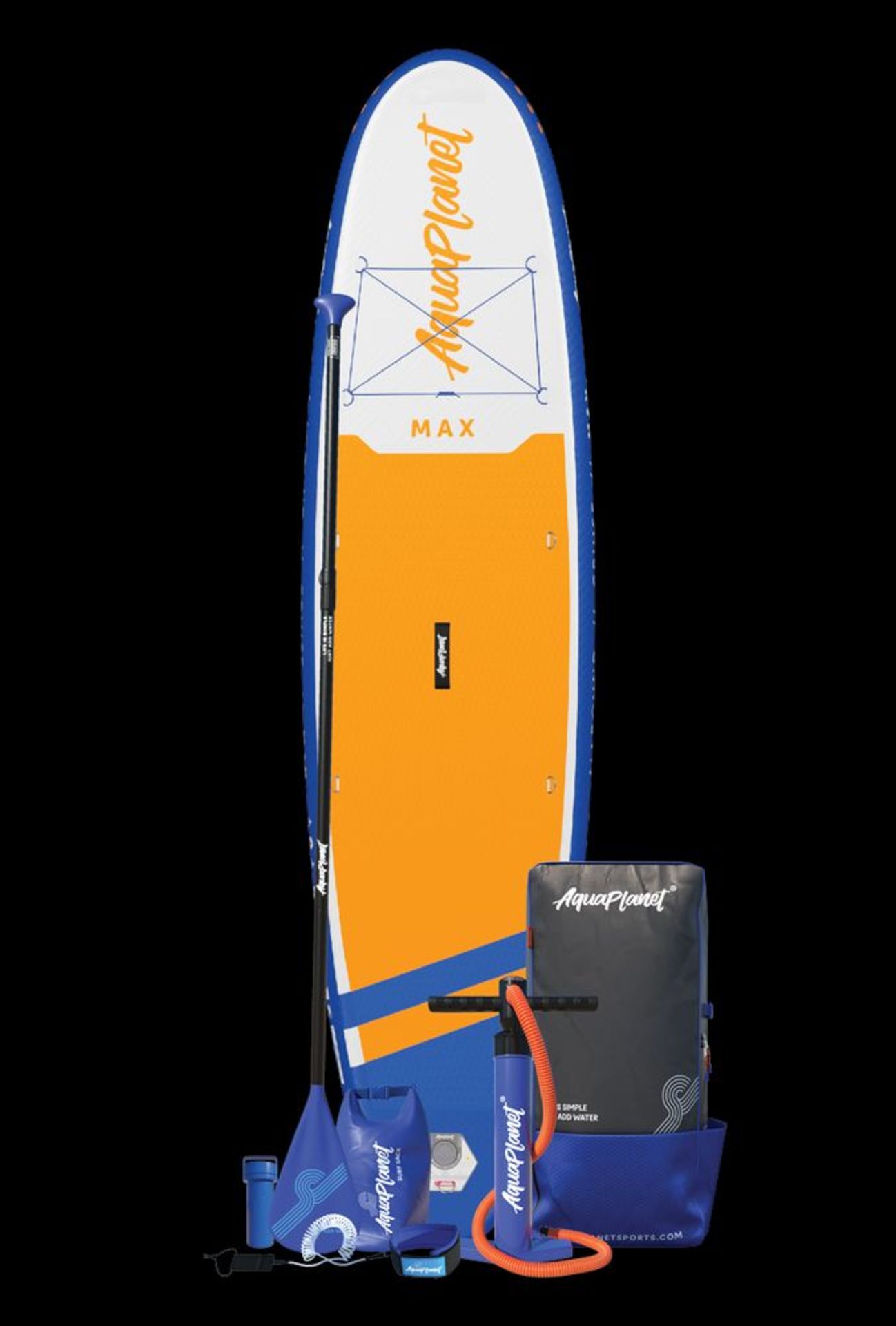 Aquaplanet MAX 10'6 Inflatable PaddleBoard Only (No Accessories) - Orange RRP 499 About the