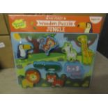 My First Wooden Puzzle Jungle New & Packaged