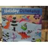 Holiday Dinosaurs 100 PC Puzzle New & Boxed